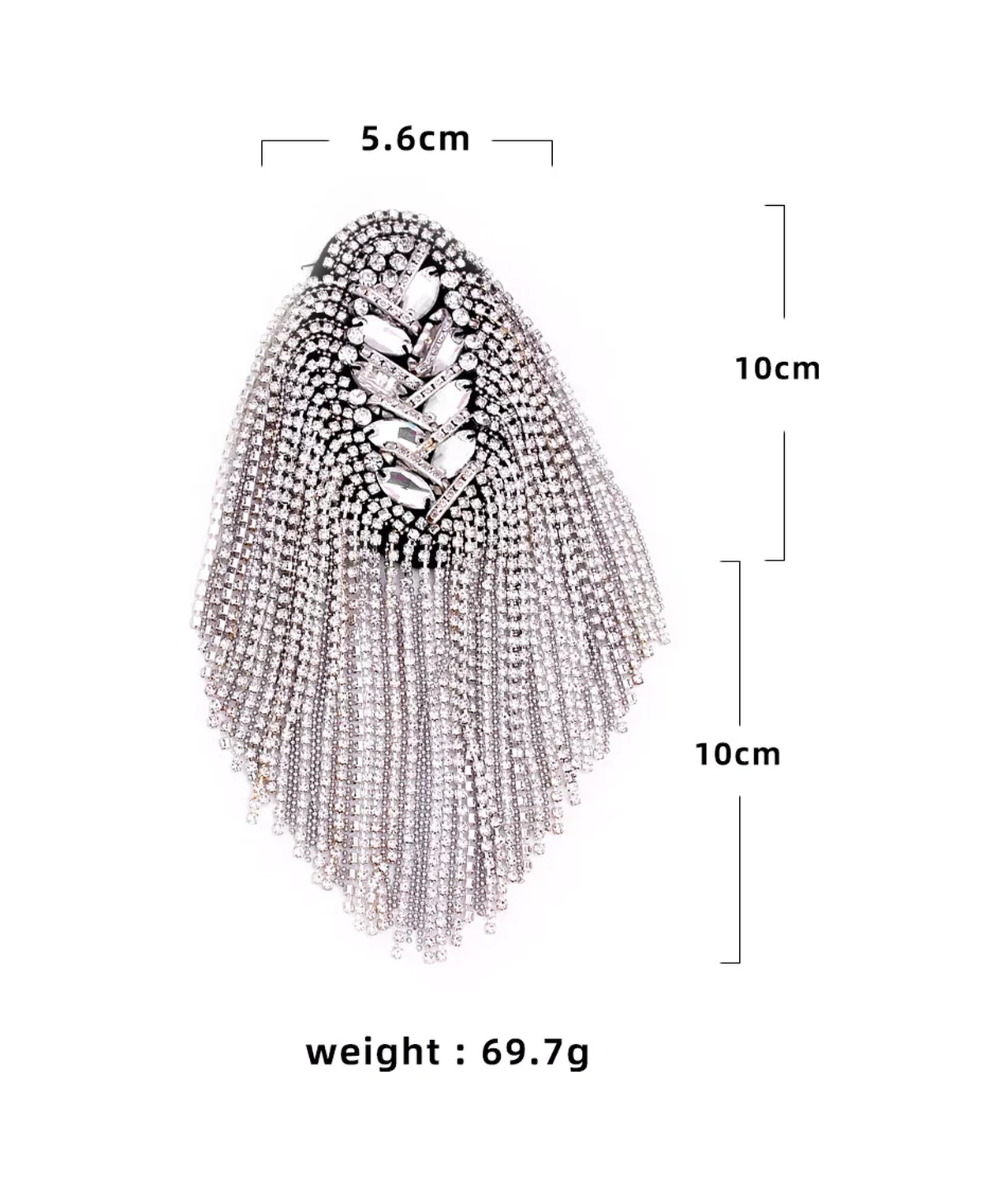 Blucome Bijuteri Broş Etek Pantolon Ceket Zarafeti İçin Epole Ekleme Broş Giysiler Ve Aksesuarlar İçin Şık Tasarım. S Gümüş