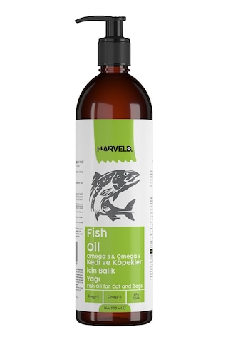 Tr Fish Oil Kedi Köpek Omega 3 Omega 6 Kaynağı Eklem Sağlığı Bağışıklık Tamamlayıcı Balık Yağ 200ml