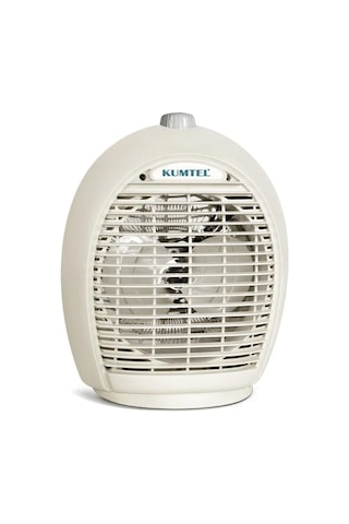 Kumtel LX-6331 2000 W Elektrikli Fanlı Isıtıcı Krem