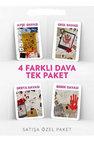 Dedektif Oyunu Dört Farklı Dava Pakedi Bir Arada