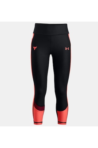 Under Armour Kız Çocuk Project Rock Heatgear® Armour Ankle Tayt Siyah