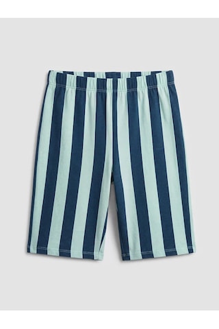Lc Waikiki Yeşil Bisiklet Yaka Erkek Çocuk Şortlu Pijama Takımı