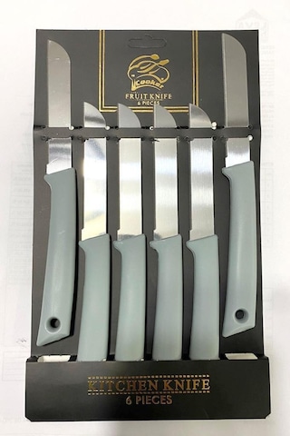 Cooker Ckr-2959 6'lı Meyve Bıçağı Mavi