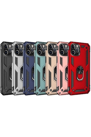 Apple Uyumlu iPhone 12 Pro Max Uyumlu Zore Vega Kılıf-rose Gold Rose Gold -