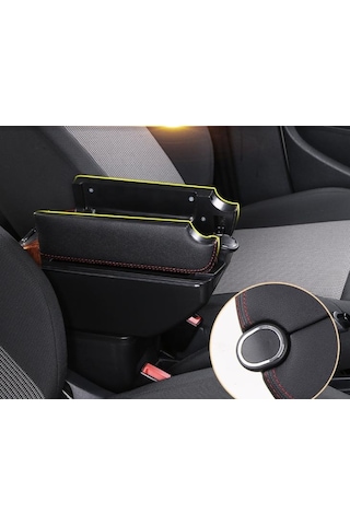 Her Araca Uygun Çift Açılır Kol Dayama Kolçak Siyah