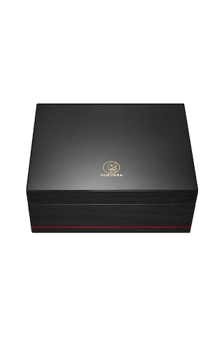 Guevara Karbonfiber Humidor Puro Kutusu Siyah 40s