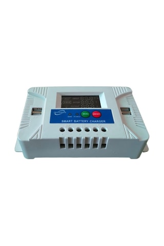Powermaster Pm-10a 12v-24v 10a 4 Usb Li Dijital Otomatik Solar Şarj Regülatörü Akü Şarj Kontrol Cihazı 12-24 Volt