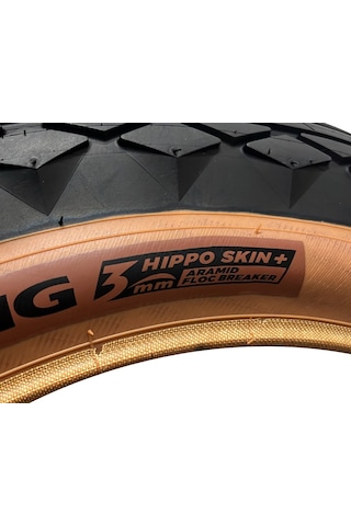 Chaoyang 20x4.00 3mm Zırhlı Fat Bike Bisiklet Lastiği Amber