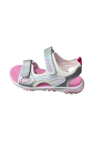 Middo Kids Kız Çocuk Yazlık Sandalet Gri Beyaz Krem Pembe - 704586936 Gri Beyaz Krem Pembe