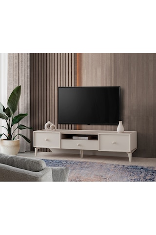 Petra Çekmeceli Tv Sehpası 180x48x45 Bej