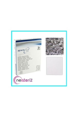 Convatec Aquacel Ag Alginate Gümüşlü Yara Örtüsü 10 x 10 CM 10 Adet