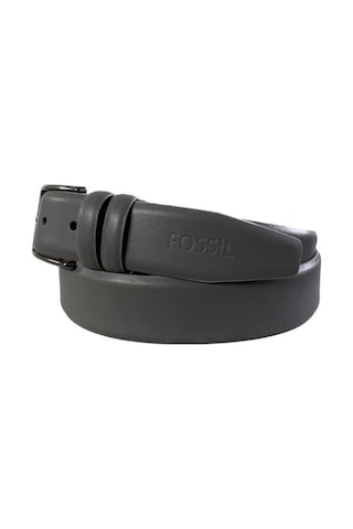 Fossil Düz Dikiş Hakiki Deri Klasik Gri 3,5 Cm Erkek Kemeri-105cm Gri