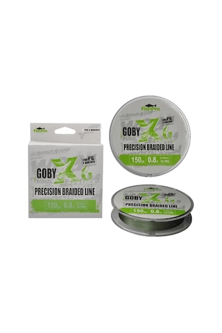 Fishpro Goby 6x 150 Mt Dark Green Örgü İp Misina 0.10