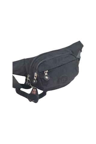 Anılbags Anıl Bags Su Geçirmez Krinkıl Kumaş Bel Çantası Çapraz Anahtarlık Siyah