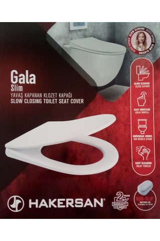 Hakersan Gala Yavaş Kapanan Klozet Kapağı Diğer