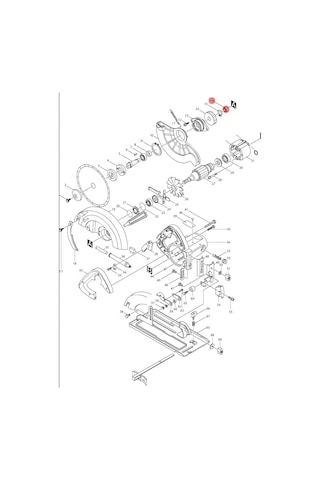 Makita SR2100 İğneli Rulman Ürün Kodu 212052-1