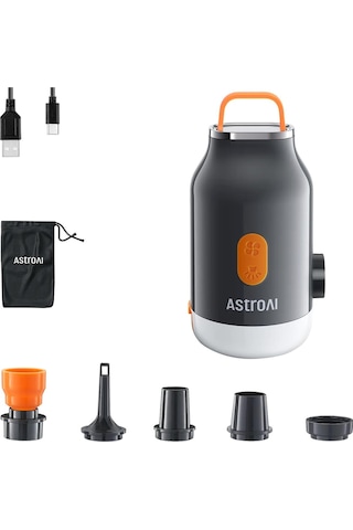 Astroai Mini Sarjli Hava Pompasi 3000mah Aırun Bc3 Siyah