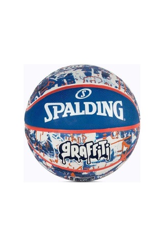 Özel Üretim Mavi Top Baskette Aktif Yaşam Spalding Basketbol Topu 2021 Blue Graffıtı Sz7 84373z