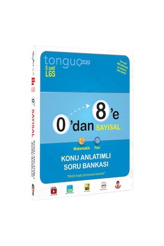 Tonguç Akademi 8.Sınıf 0’Dan 8’E Konu Anlatımlı Soru Bankası Set