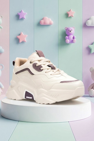Dark Seer Kids Ds K 2110 Sneaker 2025 Kız Çocuk Bej-mor