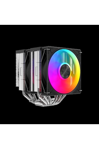 Sama A60l Black 2x120mm Argb Fan Kule Tipi Hava Soğutma 6 Adet Gelişmiş Nikel Kaplı Bakır Isı Borusu Cpu Fan Amd Ve Intel Tüm İşlemciler İle Uyumlu 1923