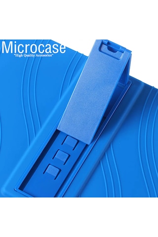 Microcase Samsung Uyumlu Galaxy Tab S10 Lite Tablet İçin Standlı Silikon Kılıf - Al3309 Siyah Kılıf