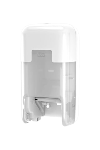 Tork 558041 Optiserve Kartonsuz Çift Rulo Hazneli Tuvalet Kağıdı Dispanseri Beyaz Beyaz