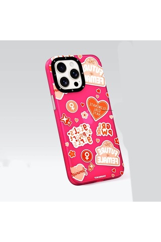 Apple Uyumlu iPhone 13 Pro Kılıf Bethany Green Tasarımlı Youngkit Sweet Language Kapak Gri