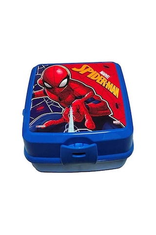 Spiderman Erkek Çocuk Mavi Beslenme Kabı - 97844