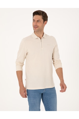 Pierre Cardin Erkek Bej Sweatshirt 50314046-vr011 Bej