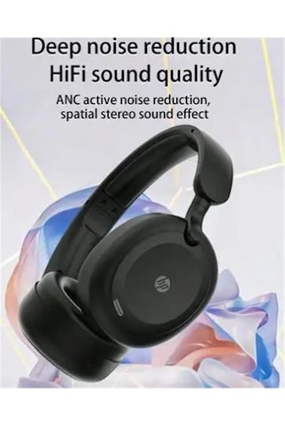 Hp H231a Kablosuz Kulak Üstü Bluetooth Kulaklık V5.3 Siyah Mikrofonlu, Çift Cihaz Desteği Kdo