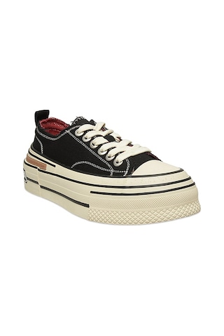 Lufian 121230039 Elena Canvas Unisex Sneaker Ayakkabı Siyah