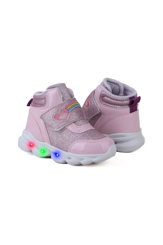 Vojo Rainbow Rahat Taban Cırtlı Işıklı Kız Çocuk Botu 267800000856 07 Pembe