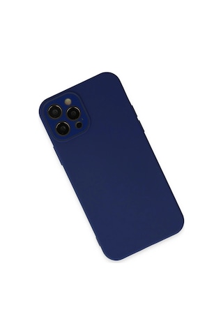 Mey İthalat iPhone Uyumlu 12 Pro Max Kılıf Lansman Glass Kapak - Sky Blue