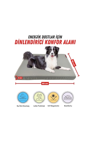 Xpermate Patiminder Köpek Yatağı Büyük Irk Köpek Yatağı 60 x 80 CM