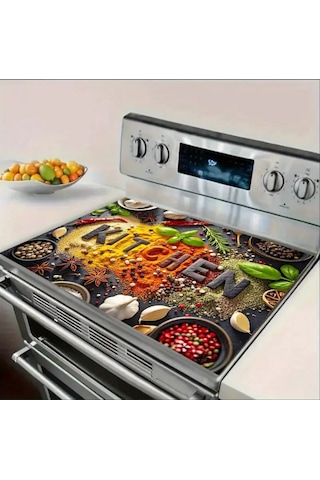 55 Cm X 45 Cm Mutfak Baharat Tasarımı Tezgah Üstü Bulaşık Kurutma Matı Bulaşıklık Kurutma Örtüsü Çok Renkli