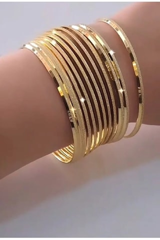 Simli Ajda Bilezik 1 Adet Sarı Simli Ajda Bilezik 1 Adet Sarı