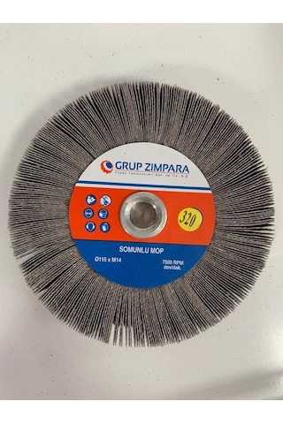 Vidalı Mop Zımpara 115X20 M14 Bağlantılı