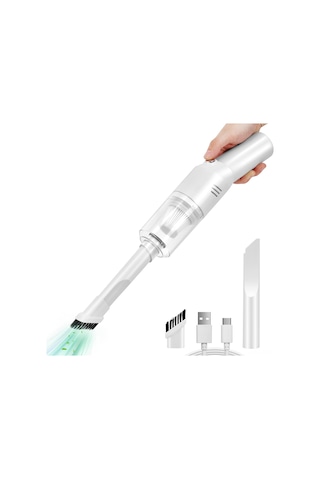 Shineyee Kablosuz Şarjlı Araç Vakumu - 120w Hızlı Şarj, 10000pa Güçlü Emiş, Taşınabilir Ve Hafif, Kuru Ve Islak Temizlik İçin.