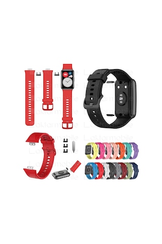 Huawei Watch Fit Silikon Kordon Premium Spor Kayış - 14 Renk