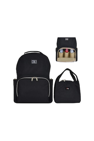 Stylo Duo Backpack for Mothers Bebek Bakım Çantası Siyah