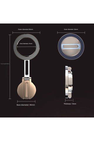 Araba Vakumlu Manyetik Cep Telefonu Tutucu Katlanabilir Döner Navigasyon Özel Mutfak Banyo Desteği,jwcwsq