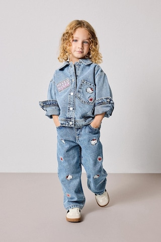 Defacto Hello Kitty Nakışlı Düğmeli Jean Ceket Kız Bebek I1184a526aunm28 Mavi-nm28
