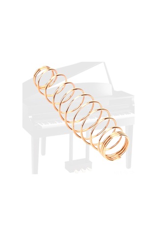 Lemestar Piyano Tamiri İçin Bakır Yaya Yayları - 90 Adet Dayanıklı, Pas Koruyucu, Esnek Tünel Yayları Seti