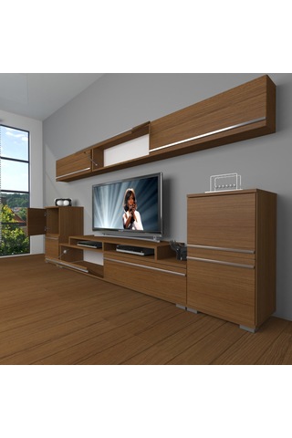 Decoraktiv Ekoflex 9 Mdf Tv Ünitesi Tv Sehpası Ceviz
