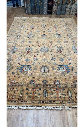 El Dokuma Afghan Halısı Haki