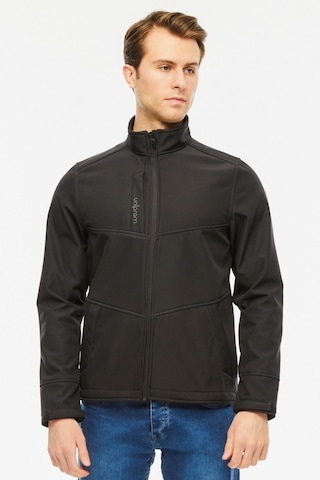 Uniprom Softshell Mont Içi Polarlı Su Ve Rüzgar Geçirmez Pro Model Siyah Erkek Siyah
