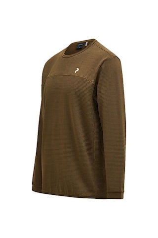 Peak Performance W Traıl Polartec Crew Kadın Günlük Sweatshirt G79810060t Kahverengi