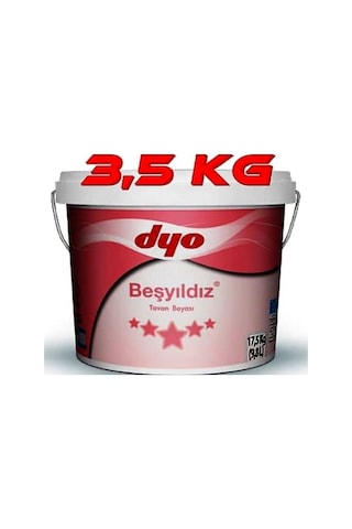 Dyo Beşyıldız Tavan Boyası 3.5 KG