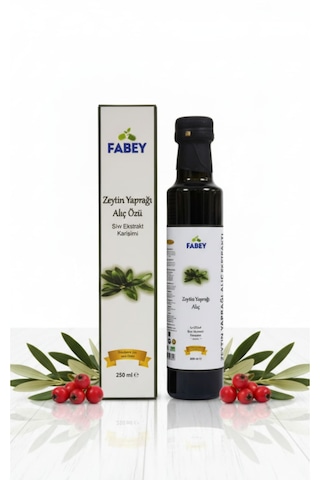 Fabey Zeytin Yaprağı & Alıç Özü Sıvı Ekstrakt Karışımı 250ml